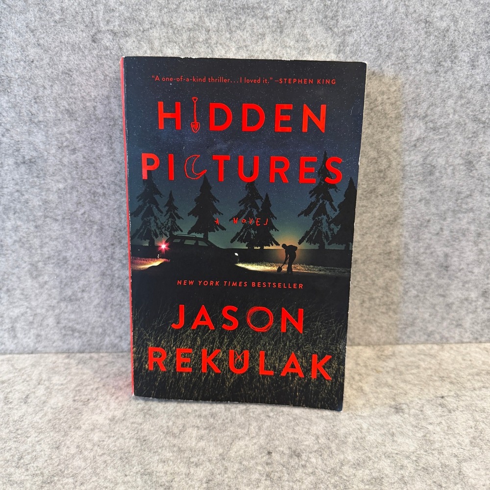 Hidden Pictures by Jason Rekulak, Thriller Novel, Paperback, Good